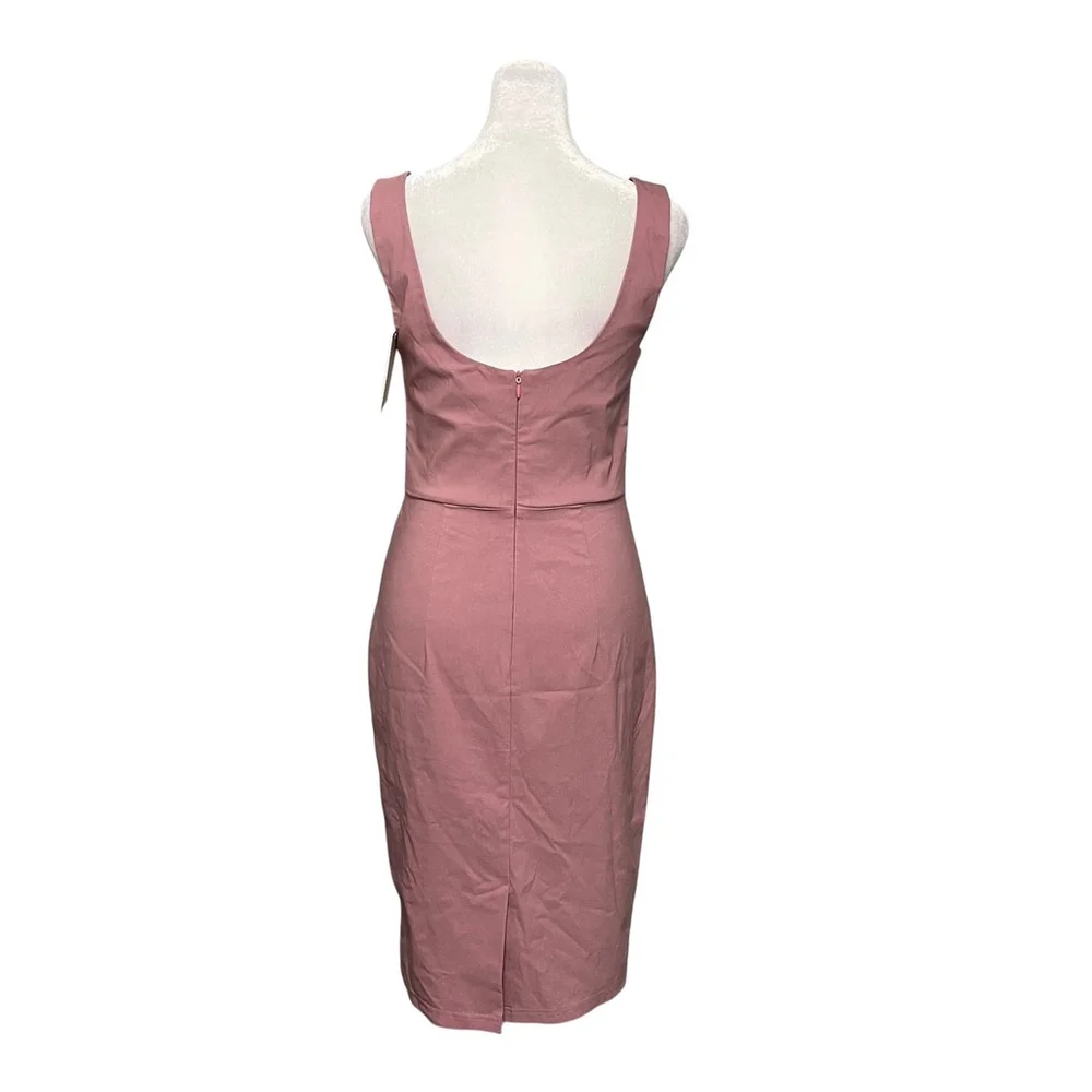 Grace Karin Pink Sweetheart Neckline Sheath Dress Size Small NWT